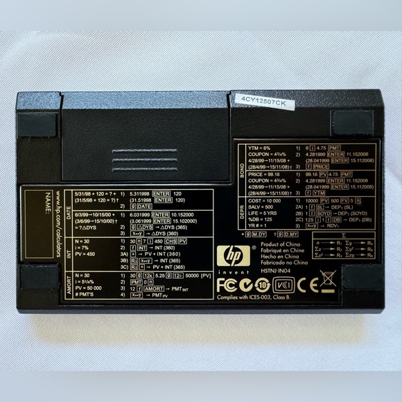 HP Mortgage calculator 12C - Picture 3 of 6